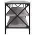 Mueble de TV madera contrachapada gris Sonoma 160x40x50