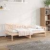 Sofá cama sin colchón madera maciza de pino 90x200 cm