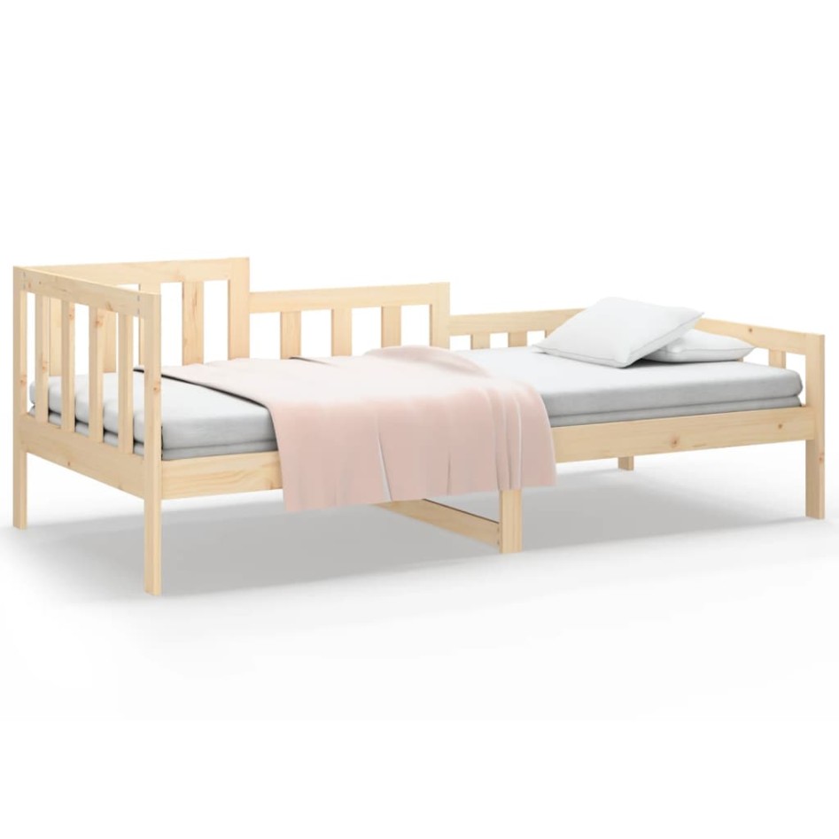Sofá cama sin colchón madera maciza de pino 90x200