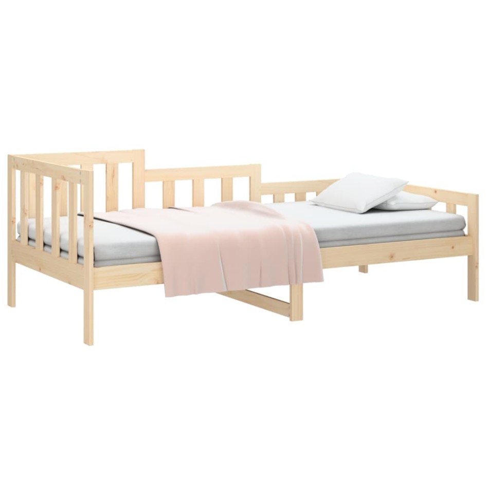 Sofá cama sin colchón madera maciza de pino 90x200
