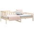 Sofá cama sin colchón madera maciza de pino 90x200