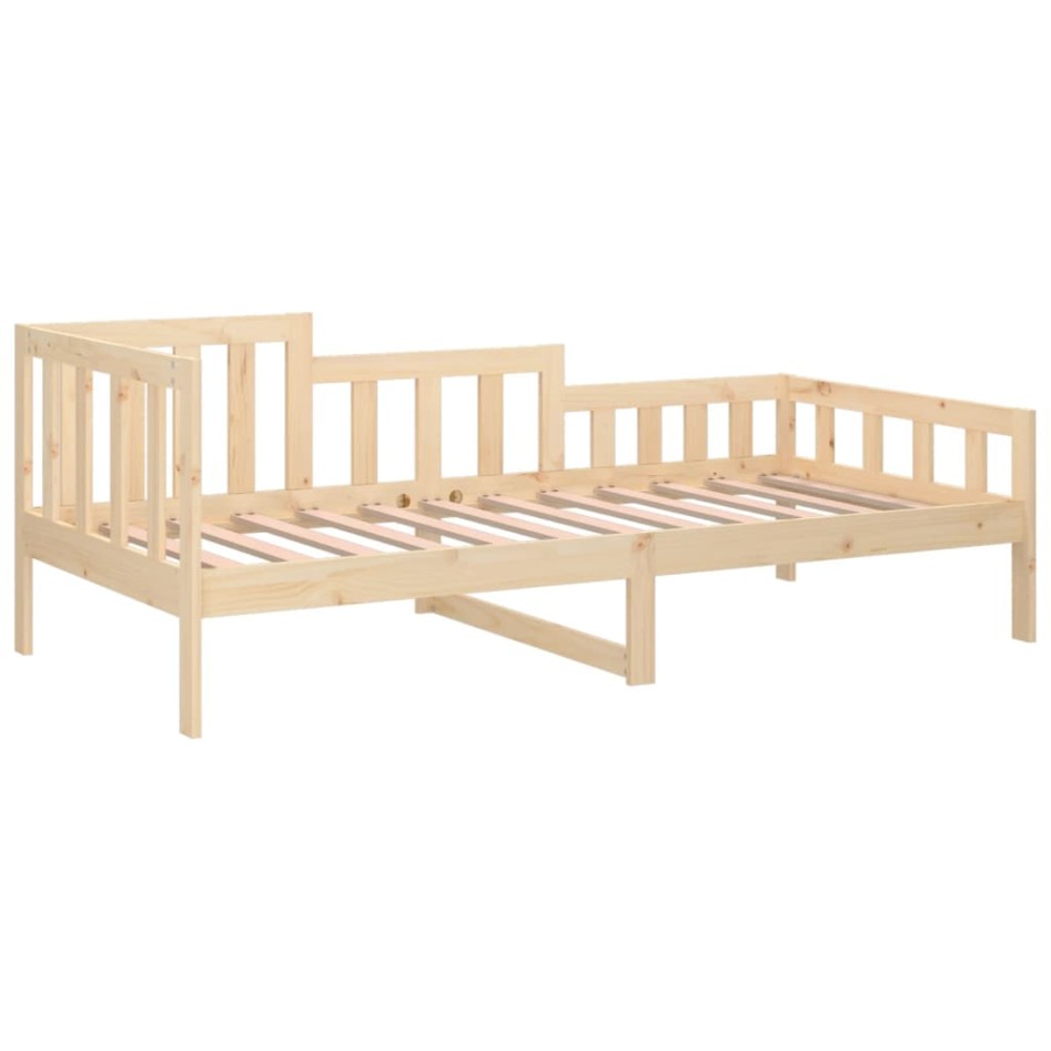 Sofá cama sin colchón madera maciza de pino 90x200