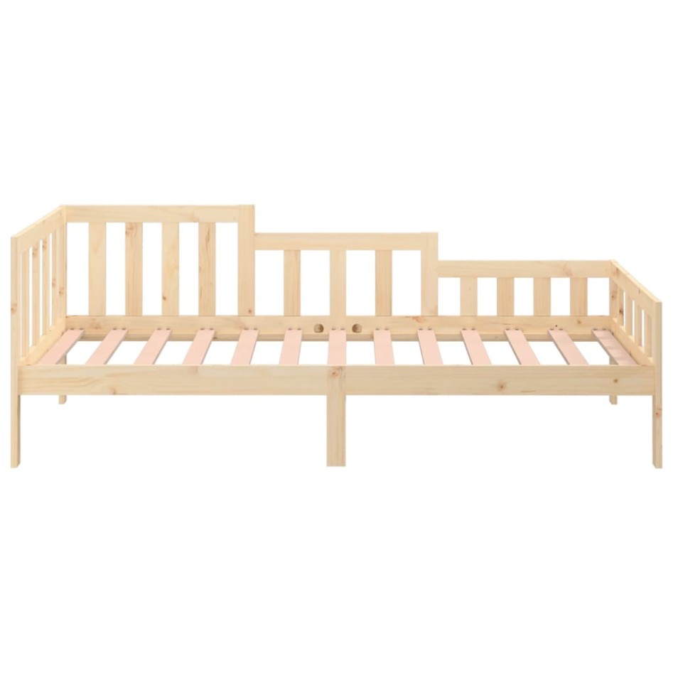 Sofá cama sin colchón madera maciza de pino 90x200