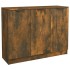 Aparador madera contrachapada color roble ahumado 90,5x30x70