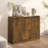 Aparador madera contrachapada color roble ahumado 90,5x30x70