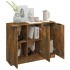 Aparador madera contrachapada color roble ahumado 90,5x30x70