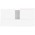 Armario de baño madera contrachapada blanco 65x33x60