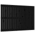 Cabecero de cama de pared madera maciza pino negro