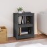 Estantería madera maciza de pino gris 50x35x68
