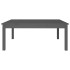 Mesa de centro de madera maciza de pino gris 100x100x40