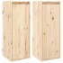 Armario de pared 2 uds madera maciza de pino 30x30x80