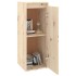 Armario de pared 2 uds madera maciza de pino 30x30x80
