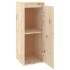 Armario de pared 2 uds madera maciza de pino 30x30x80