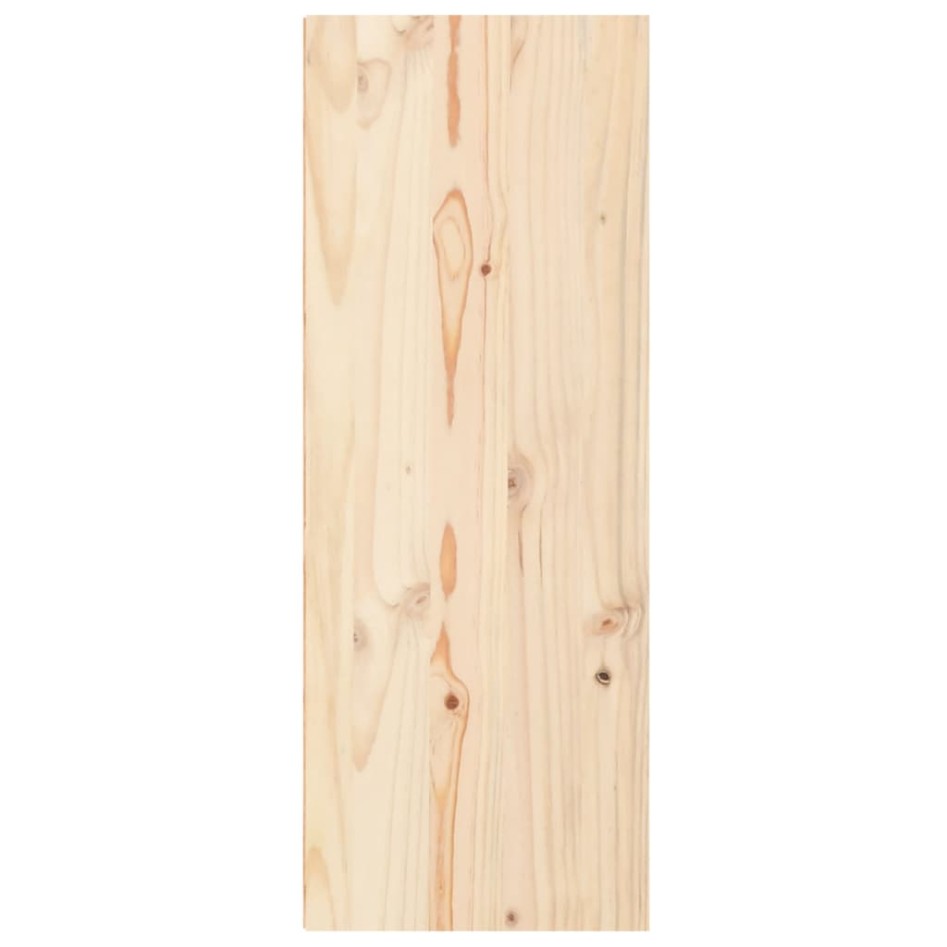 Armario de pared 2 uds madera maciza de pino 30x30x80