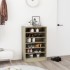 Mueble zapatero madera contrachapada roble Sonoma 60x35x92