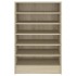 Mueble zapatero madera contrachapada roble Sonoma 60x35x92