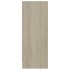 Mueble zapatero madera contrachapada roble Sonoma 60x35x92