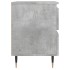 Mesitas noche 2 uds madera ingeniería gris hormigón 40x35x50