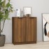 Aparador de madera contrachapada marrón roble 60x30x70