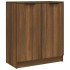 Aparador de madera contrachapada marrón roble 60x30x70