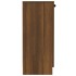 Aparador de madera contrachapada marrón roble 60x30x70
