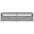 Mueble de TV con luces LED 2 uds gris Sonoma 75x35x40
