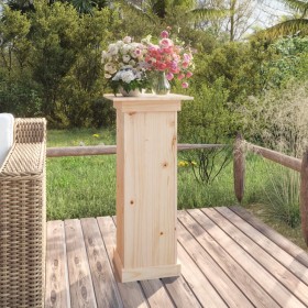 Soporte para plantas madera maciza de pino 40x40x90