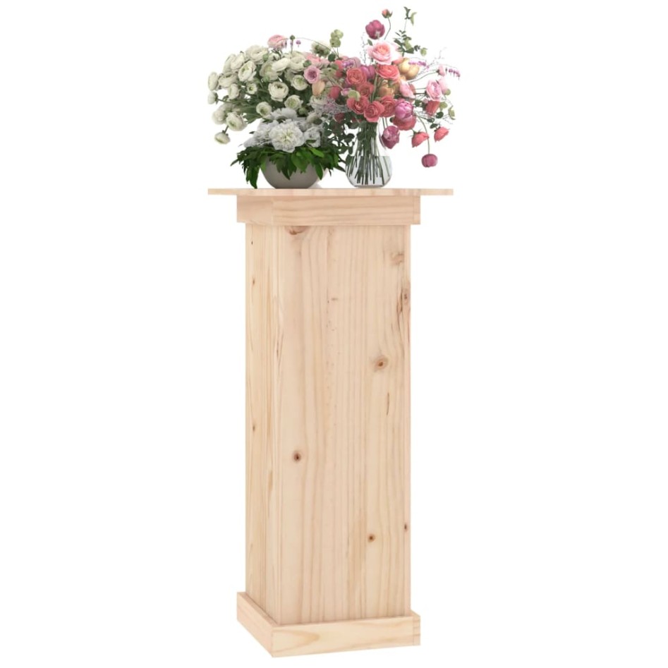 Soporte para plantas madera maciza de pino 40x40x90