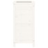 Jardinera madera maciza de pino blanco 40x40x78
