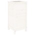 Jardinera madera maciza de pino blanco 40x40x78