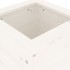 Jardinera madera maciza de pino blanco 40x40x78
