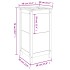 Jardinera madera maciza de pino blanco 40x40x78