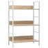 Estantería de 3 niveles madera ingeniería roble 60x27,6x90,5