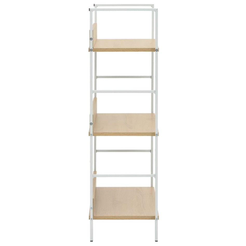 Estantería de 3 niveles madera ingeniería roble 60x27,6x90,5