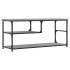 Mueble de TV contrachapada y acero gris Sonoma 103x38x46,5
