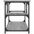 Mueble de TV contrachapada y acero gris Sonoma 103x38x46,5