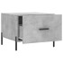 Mesa de centro 2 uds madera ingeniería gris hormigón