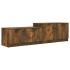 Mueble para TV madera contrachapada roble ahumado