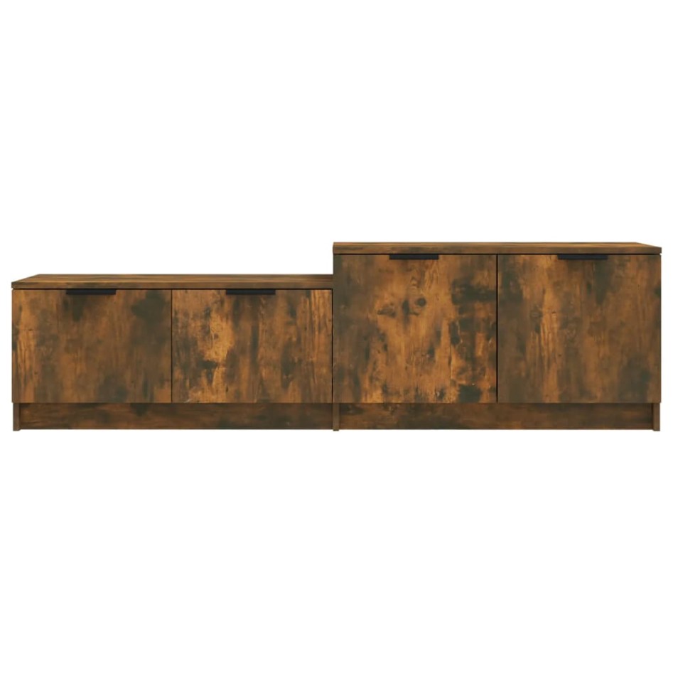 Mueble para TV madera contrachapada roble ahumado