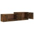 Mueble para TV madera contrachapada roble ahumado