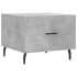 Mesa de centro 2 uds madera ingeniería gris hormigón