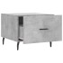 Mesa de centro 2 uds madera ingeniería gris hormigón