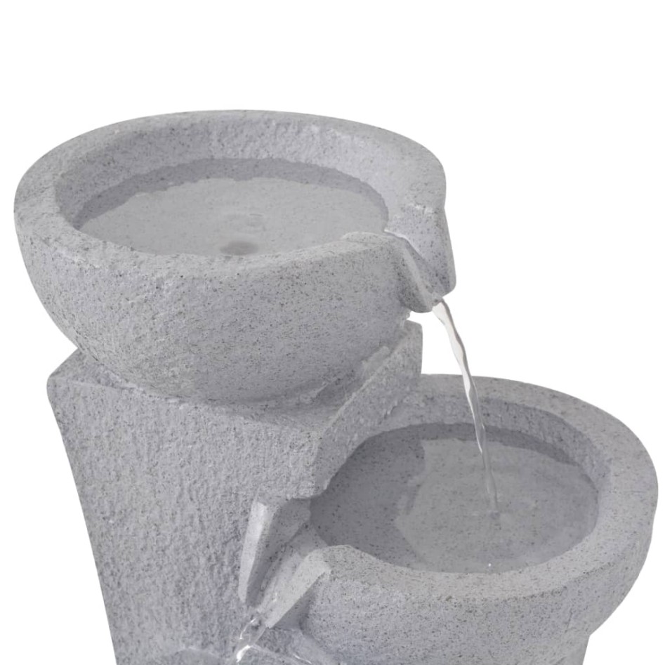 Fuente de agua de interior con LED de