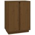Aparador de madera maciza de pino marrón miel 60x35x80