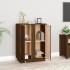 Aparador de madera maciza de pino marrón miel 60x35x80
