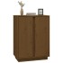 Aparador de madera maciza de pino marrón miel 60x35x80