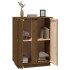 Aparador de madera maciza de pino marrón miel 60x35x80
