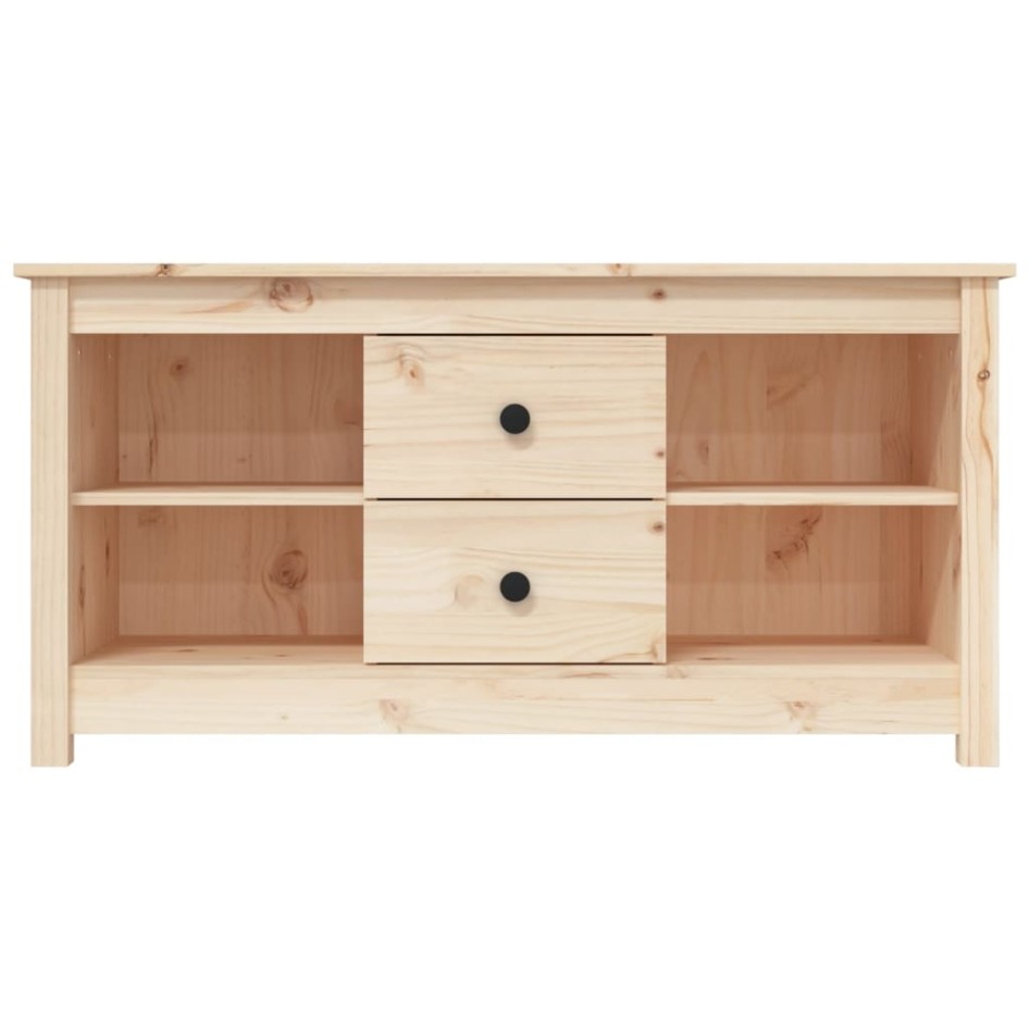 Mueble de TV de madera maciza de pino 103x36,5x52