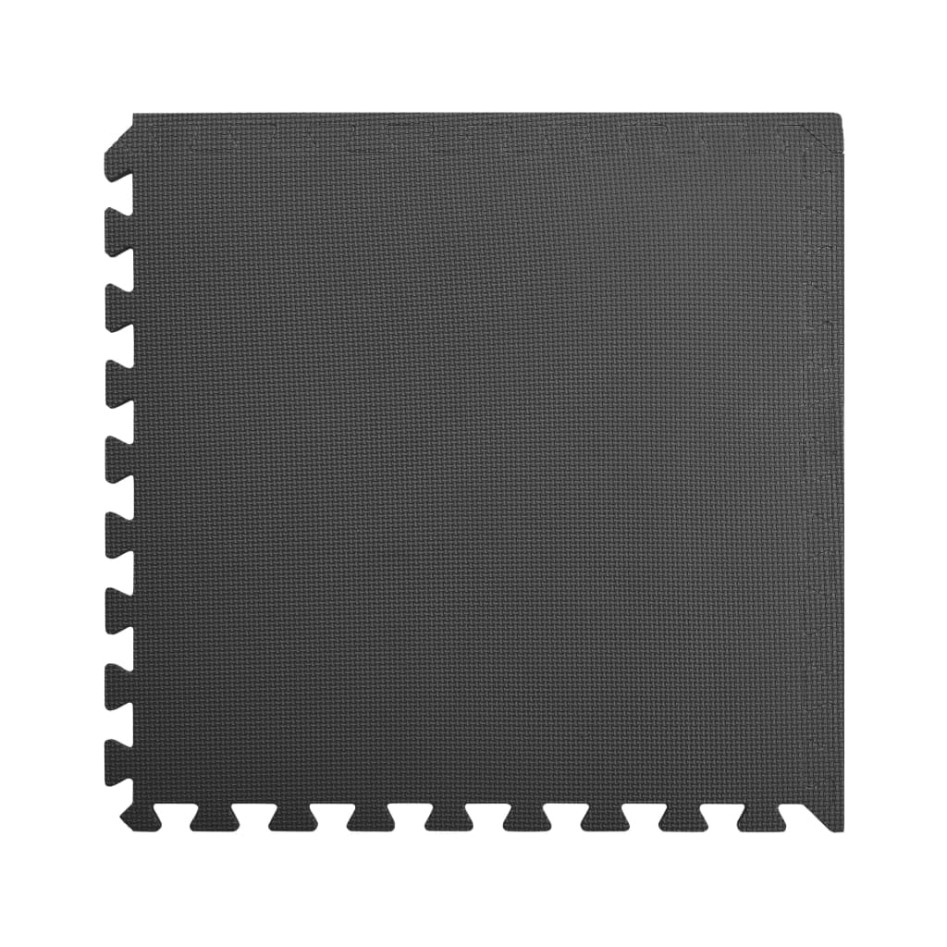 Alfombrillas de goma EVA negras 12 uds 4,32