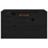 Armario de pared de madera maciza de pino negro 60x30x35